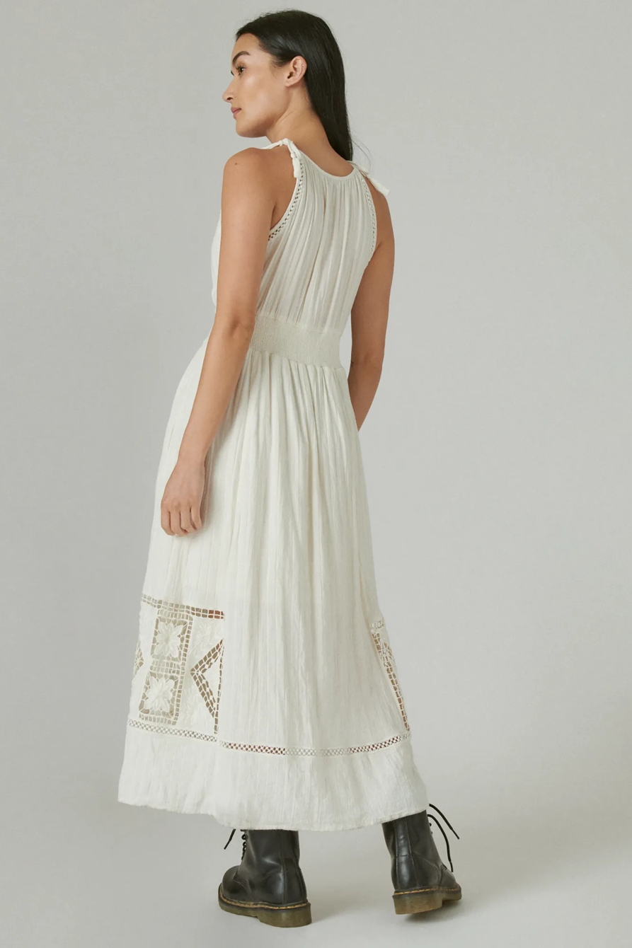 EYELET MAXI DRESS, image 3