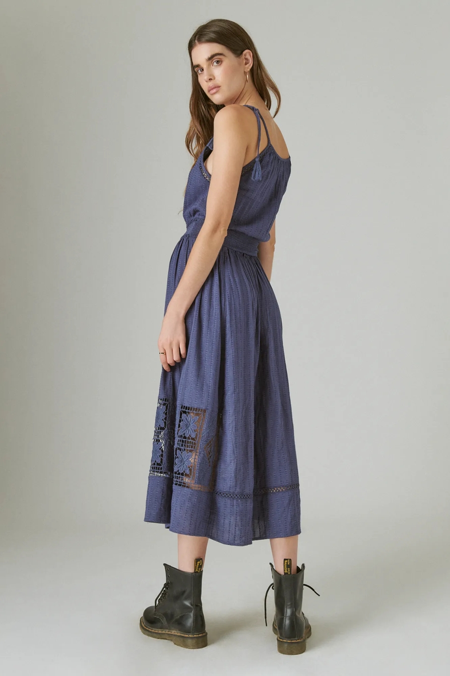EYELET MAXI DRESS, image 3