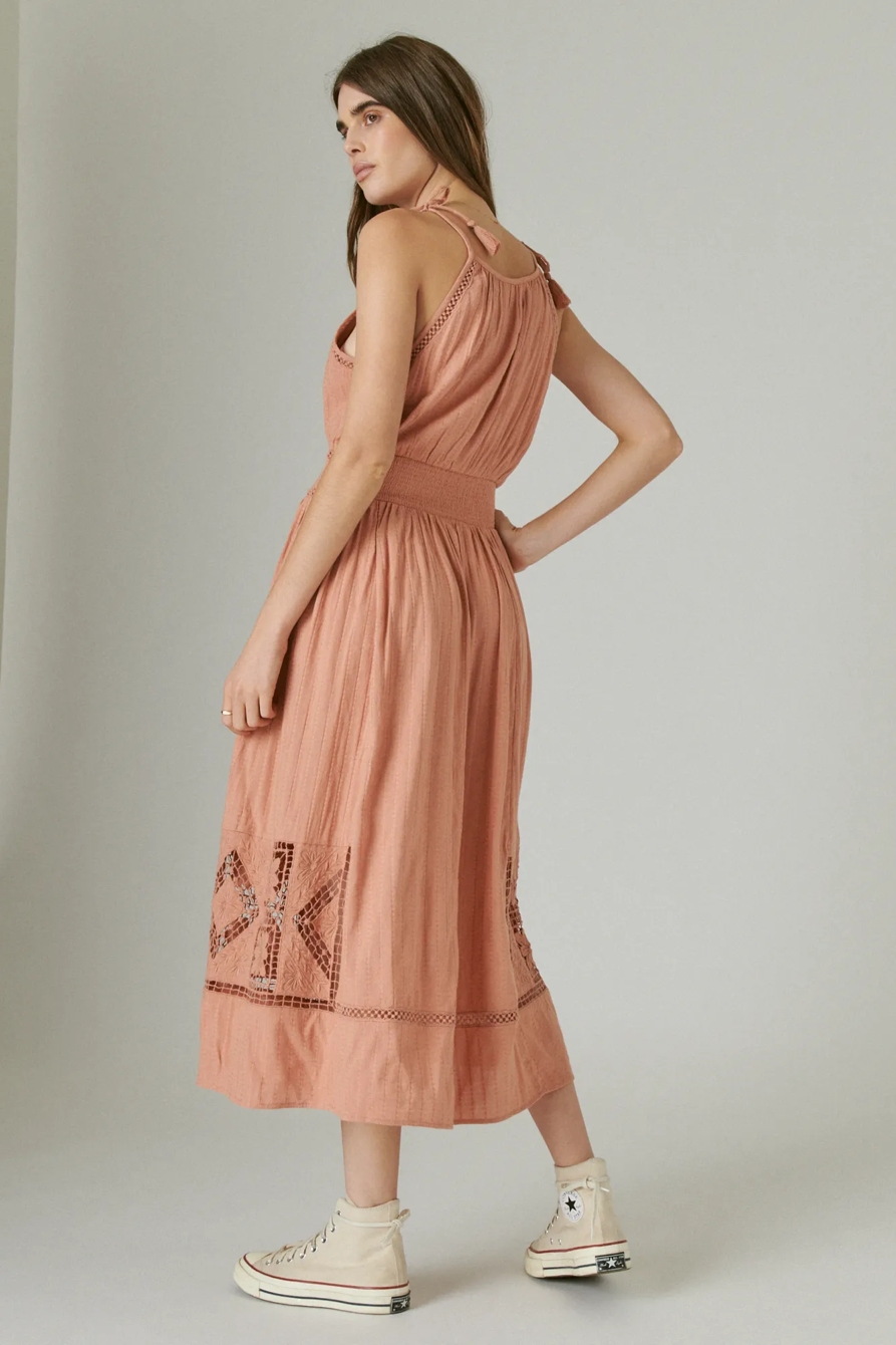 EYELET MAXI DRESS, image 3