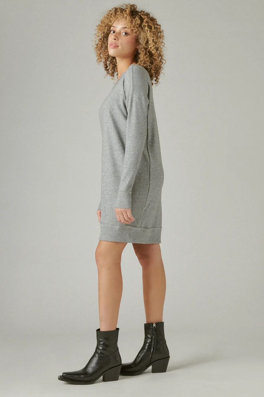 CLOUD JERSEY CREW DRESS, image 2