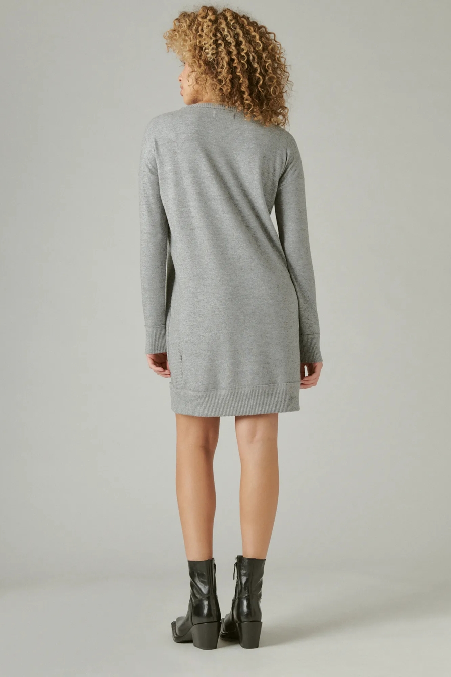 CLOUD JERSEY CREW DRESS, image 3