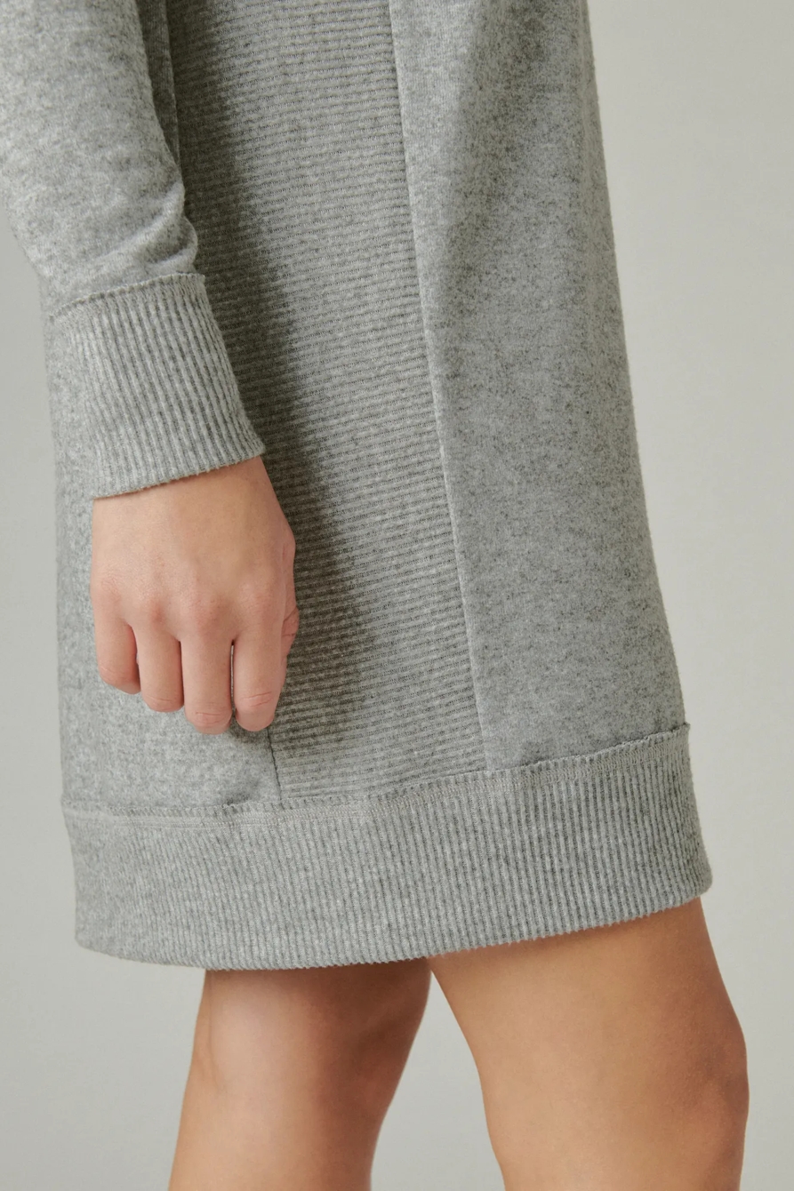 CLOUD JERSEY CREW DRESS, image 4