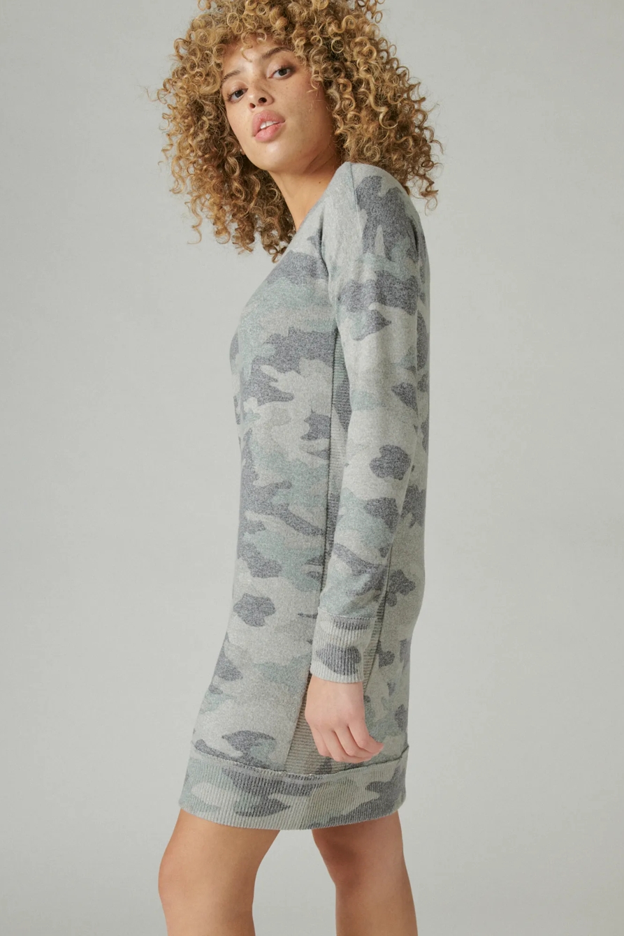 CLOUD JERSEY CREW DRESS, image 3