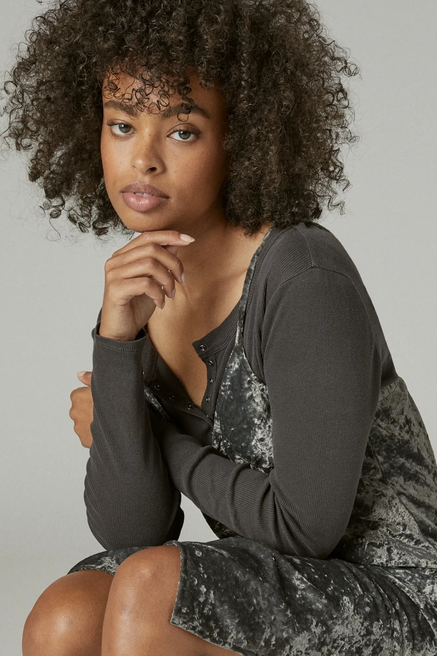 VELVET SLIP DRESS, image 4