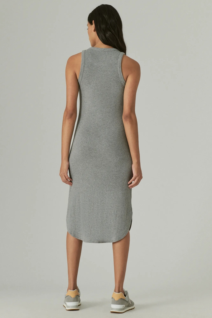KNIT MAXI TANK DRESS, image 3