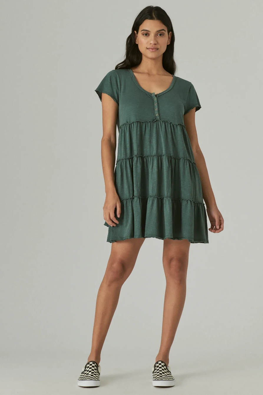 TIERED TEE DRESS, image 1