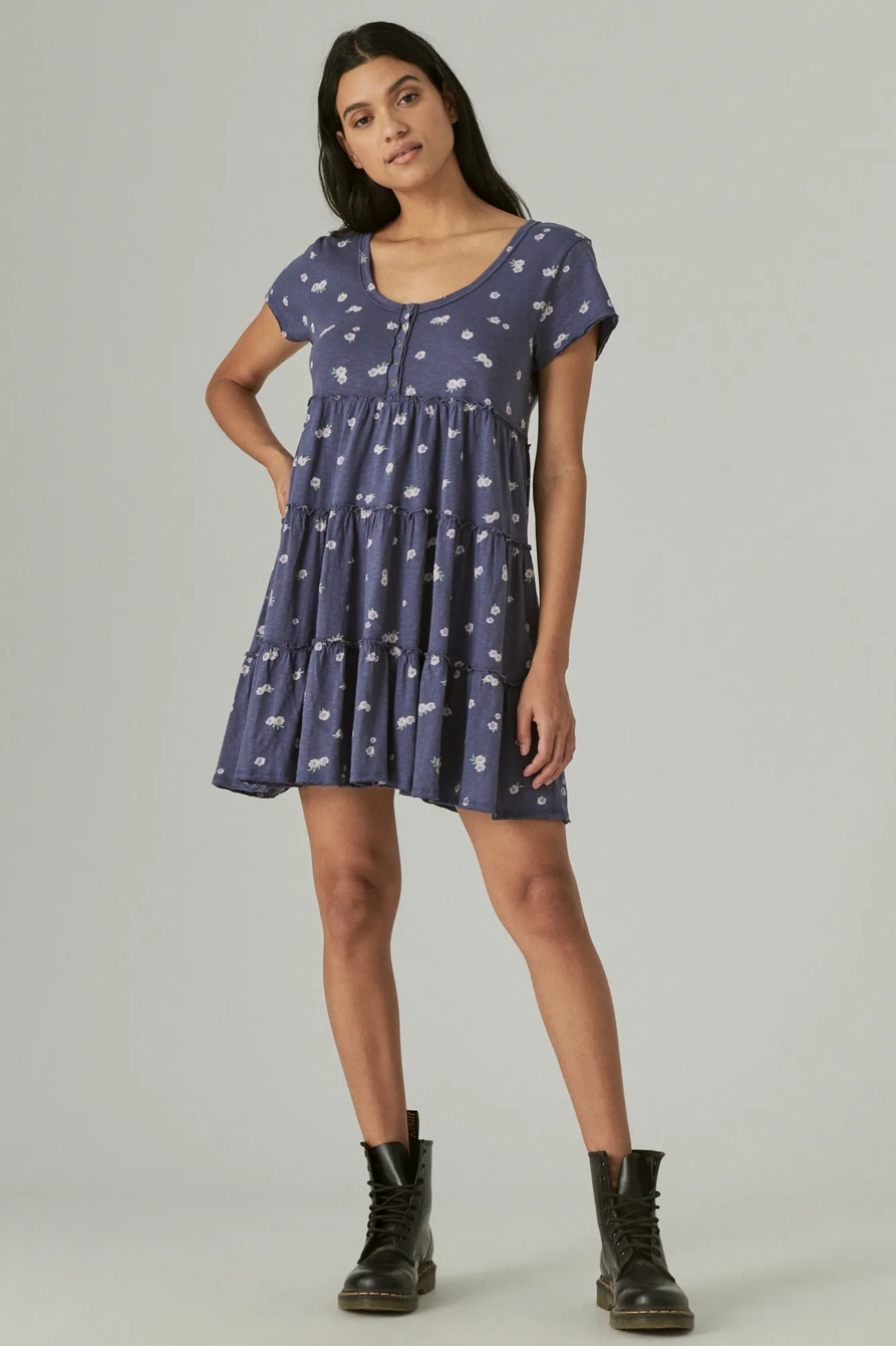 TIERED TEE DRESS, image 1