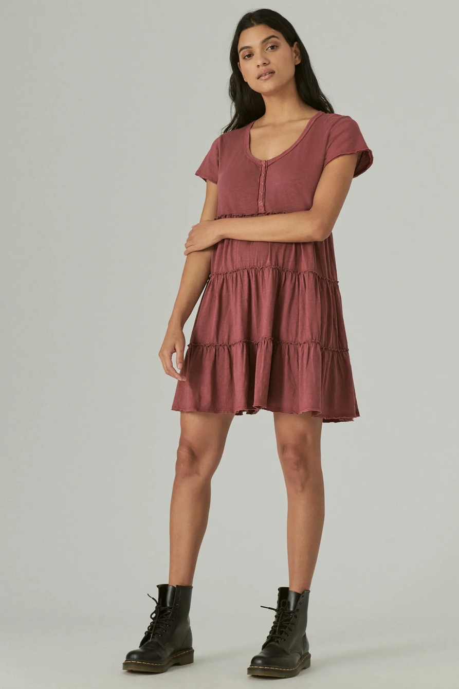 TIERED TEE DRESS, image 2