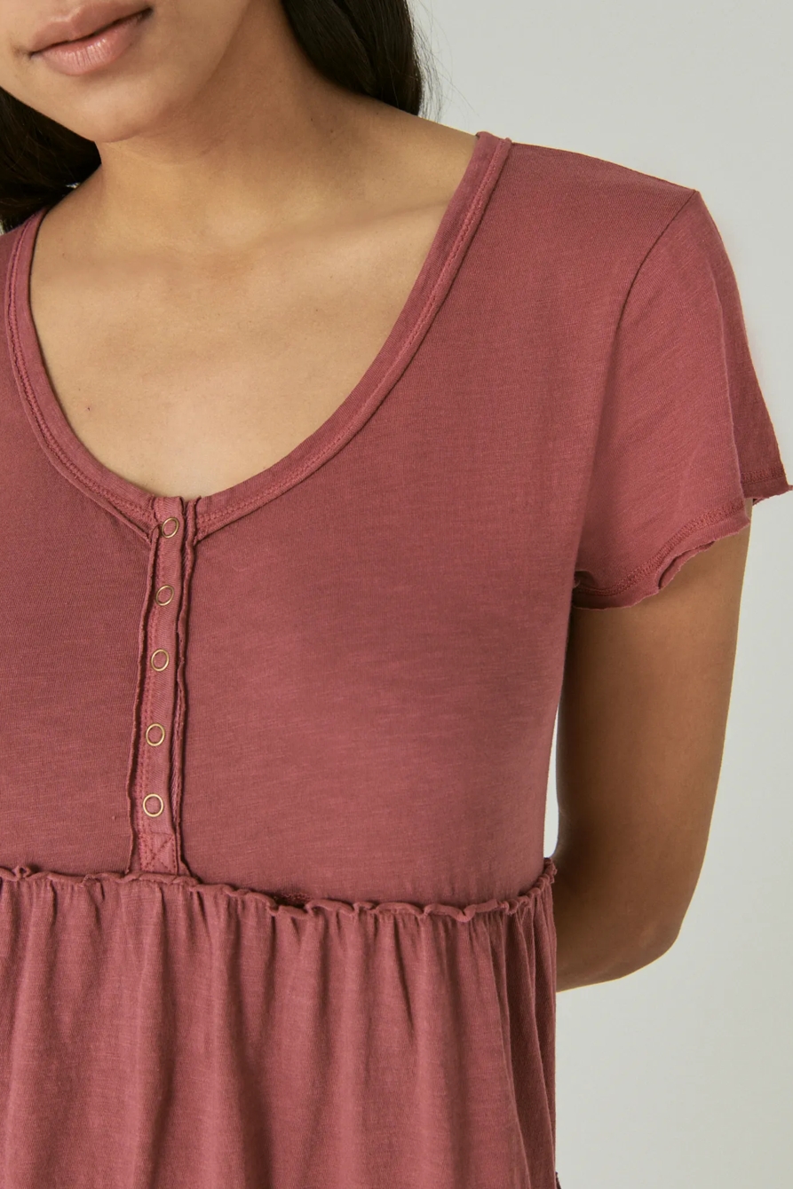 TIERED TEE DRESS, image 4