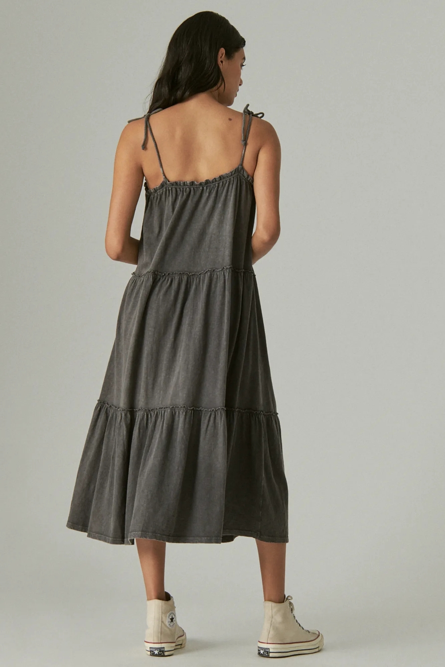 TIERED CAMI MAXI DRESS, image 3