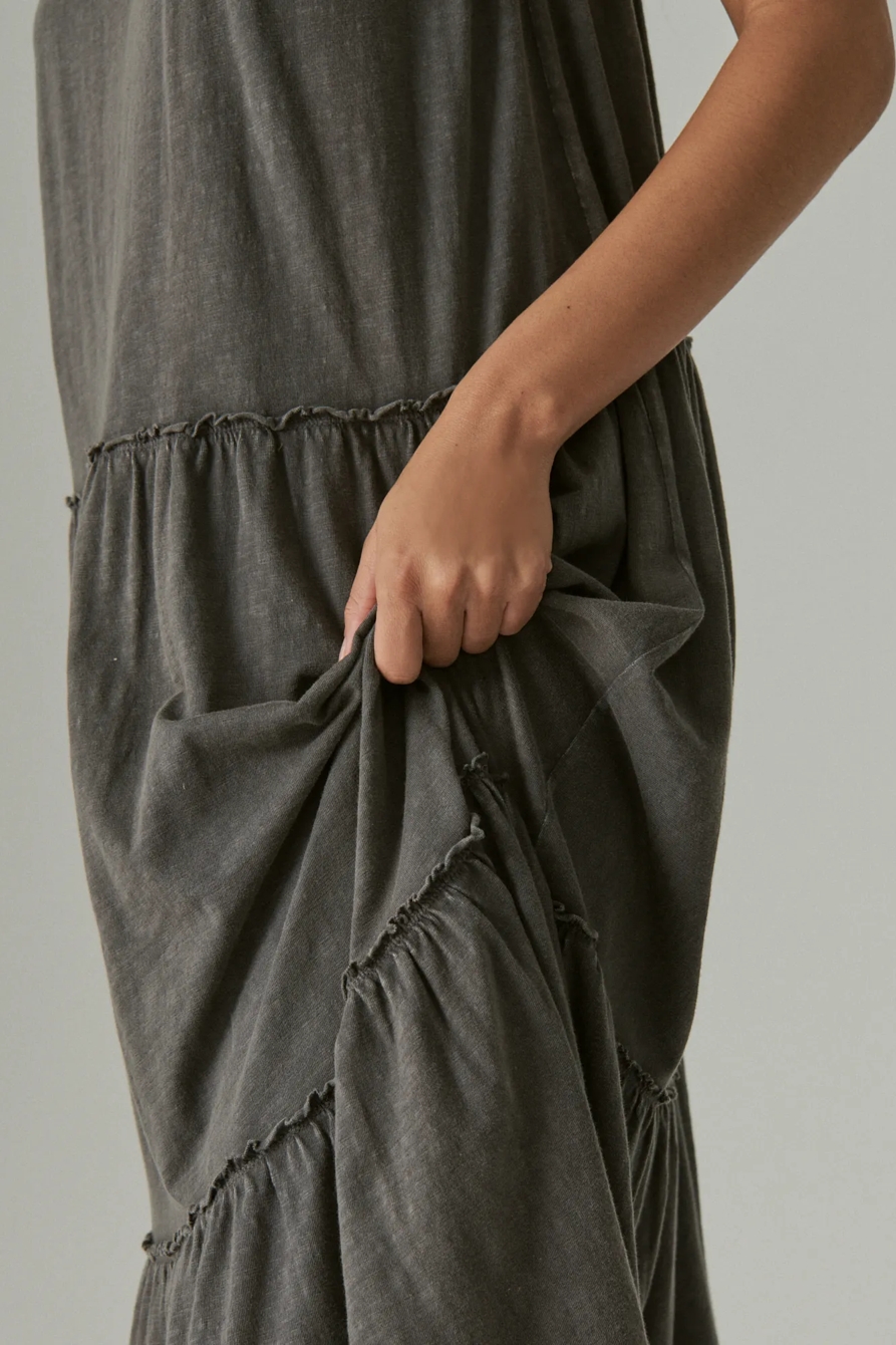 TIERED CAMI MAXI DRESS, image 4