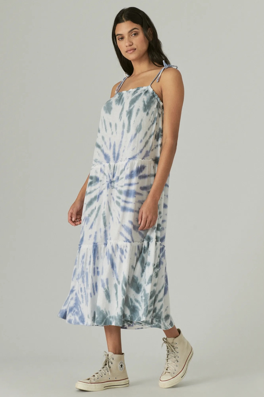TIERED CAMI MAXI DRESS, image 2