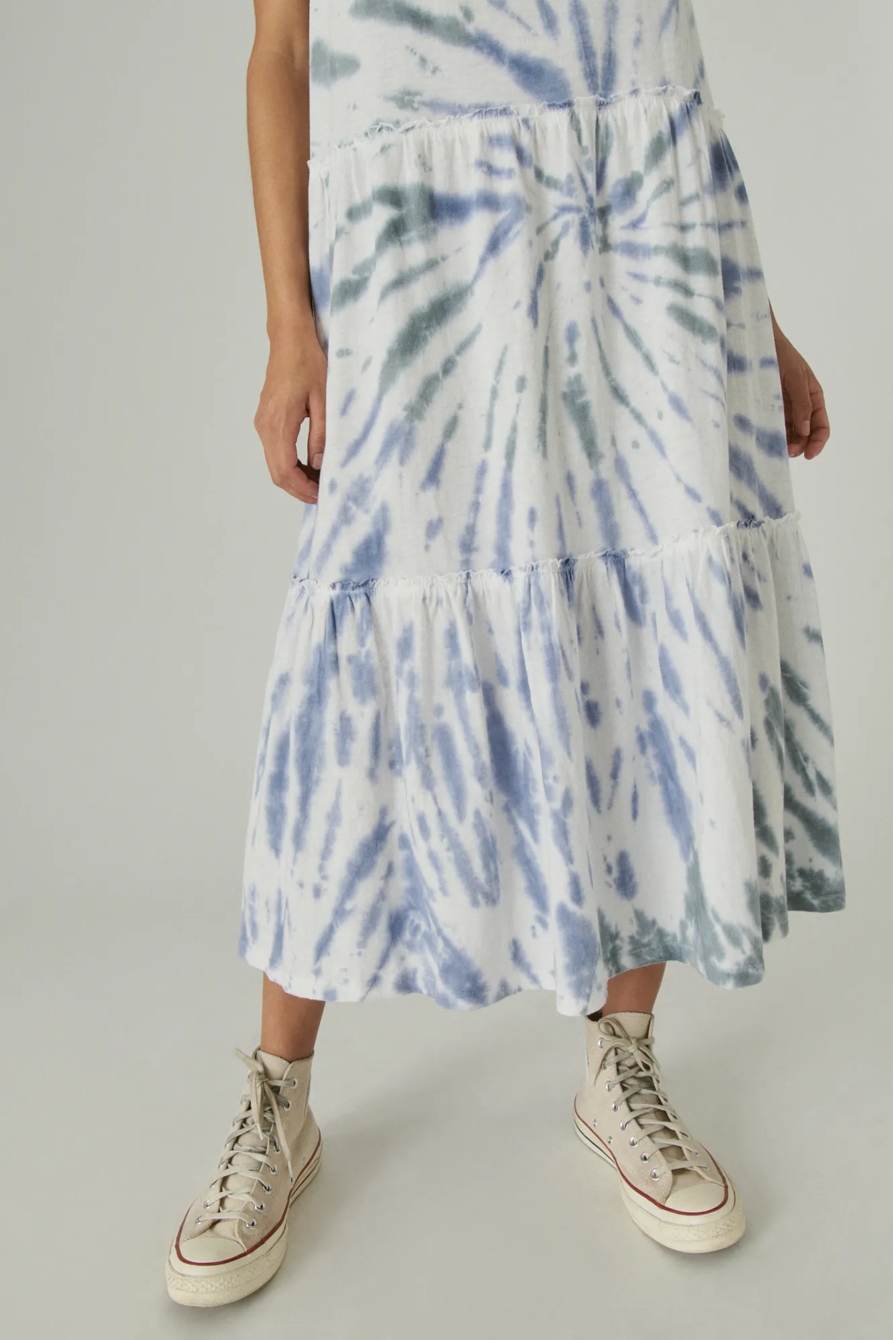 TIERED CAMI MAXI DRESS, image 4