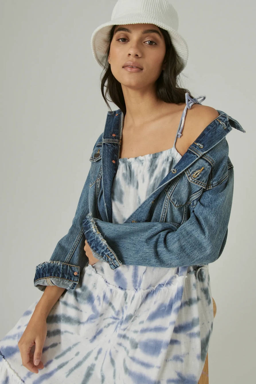 TIERED CAMI MAXI DRESS, image 5