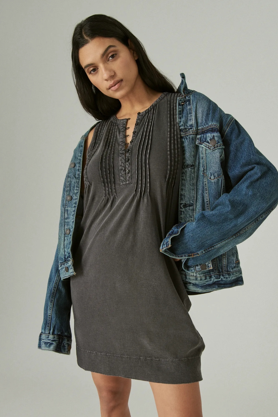 PINTUCK KNIT MINI DRESS, image 5