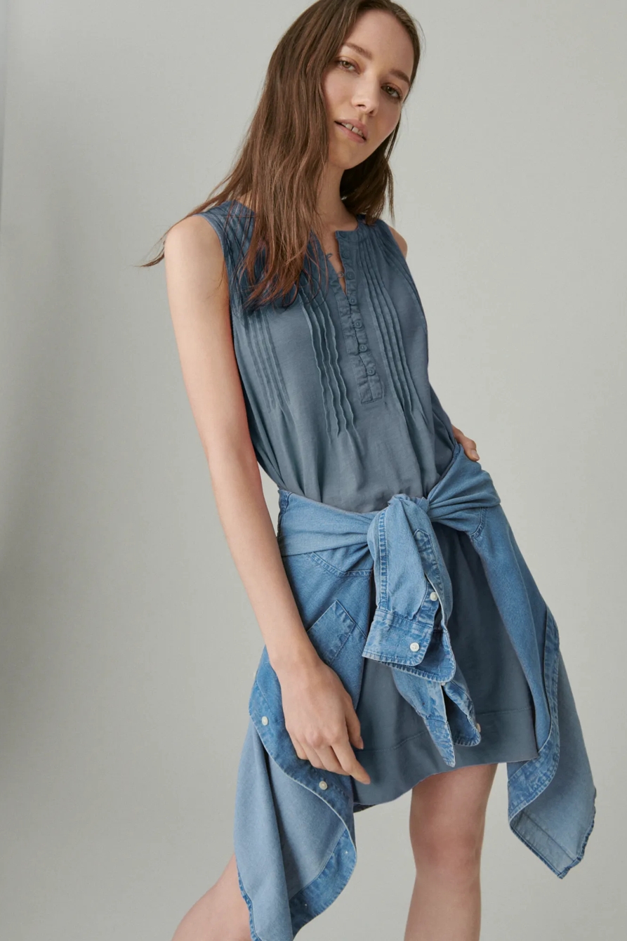 PINTUCK KNIT MINI DRESS, image 5