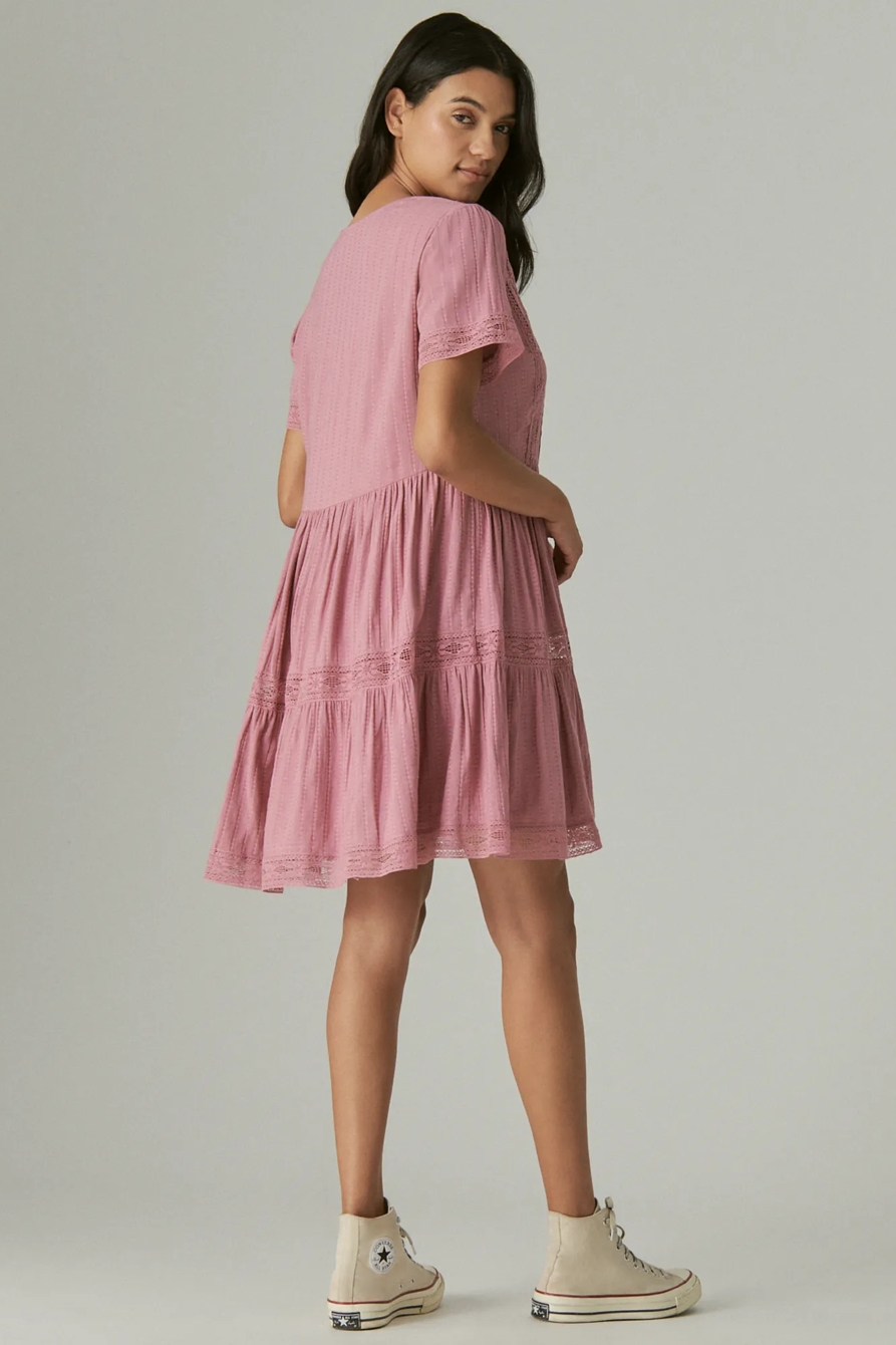 LACE TIERED DRESS, image 3