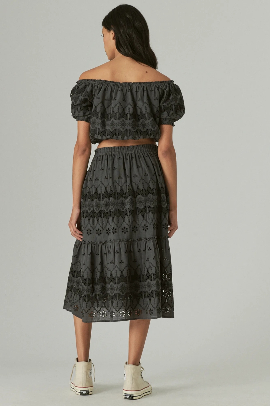 LACE MAXI SKIRT MATCHBACK, image 3