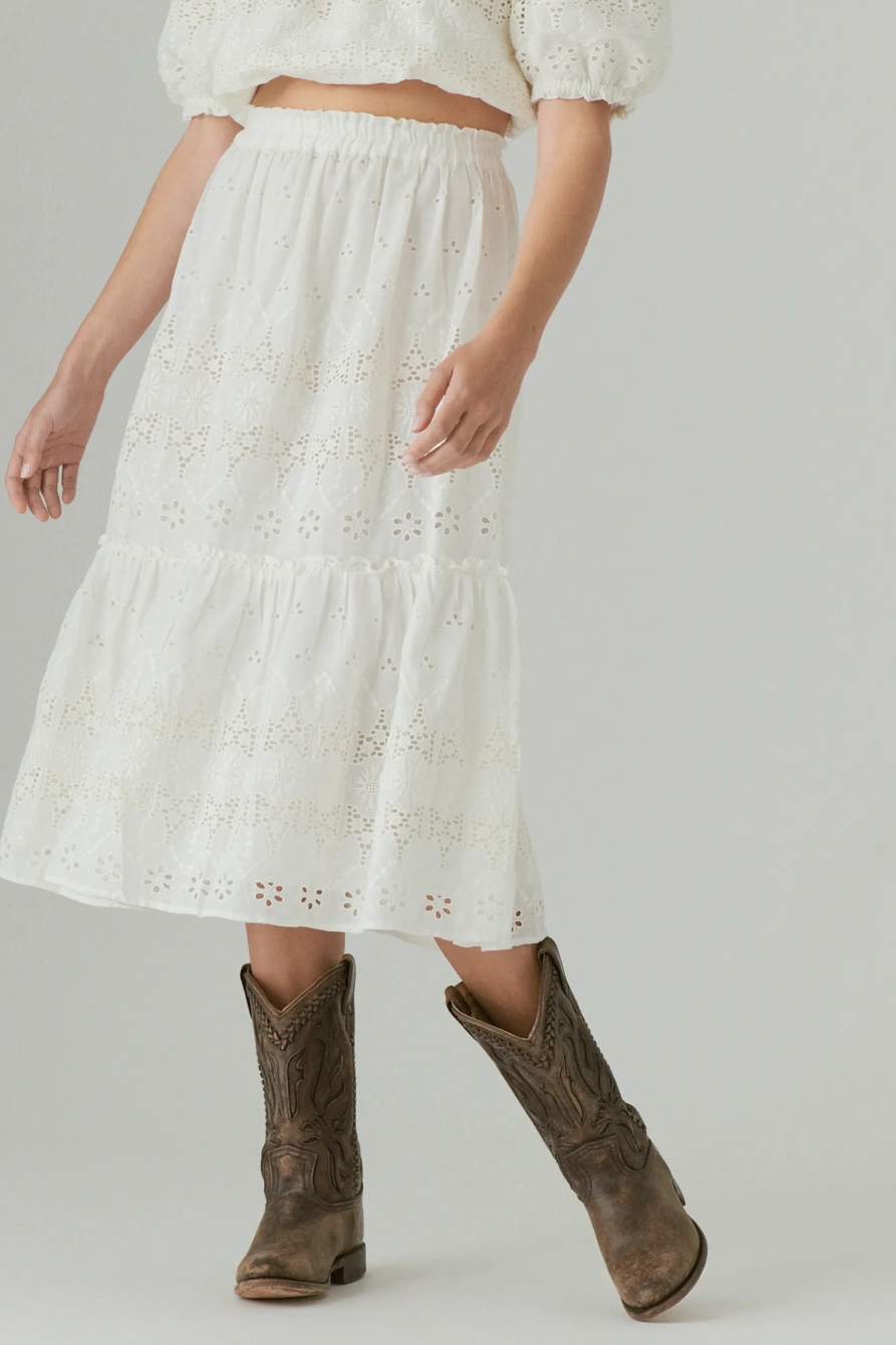 LACE MAXI SKIRT MATCHBACK, image 3