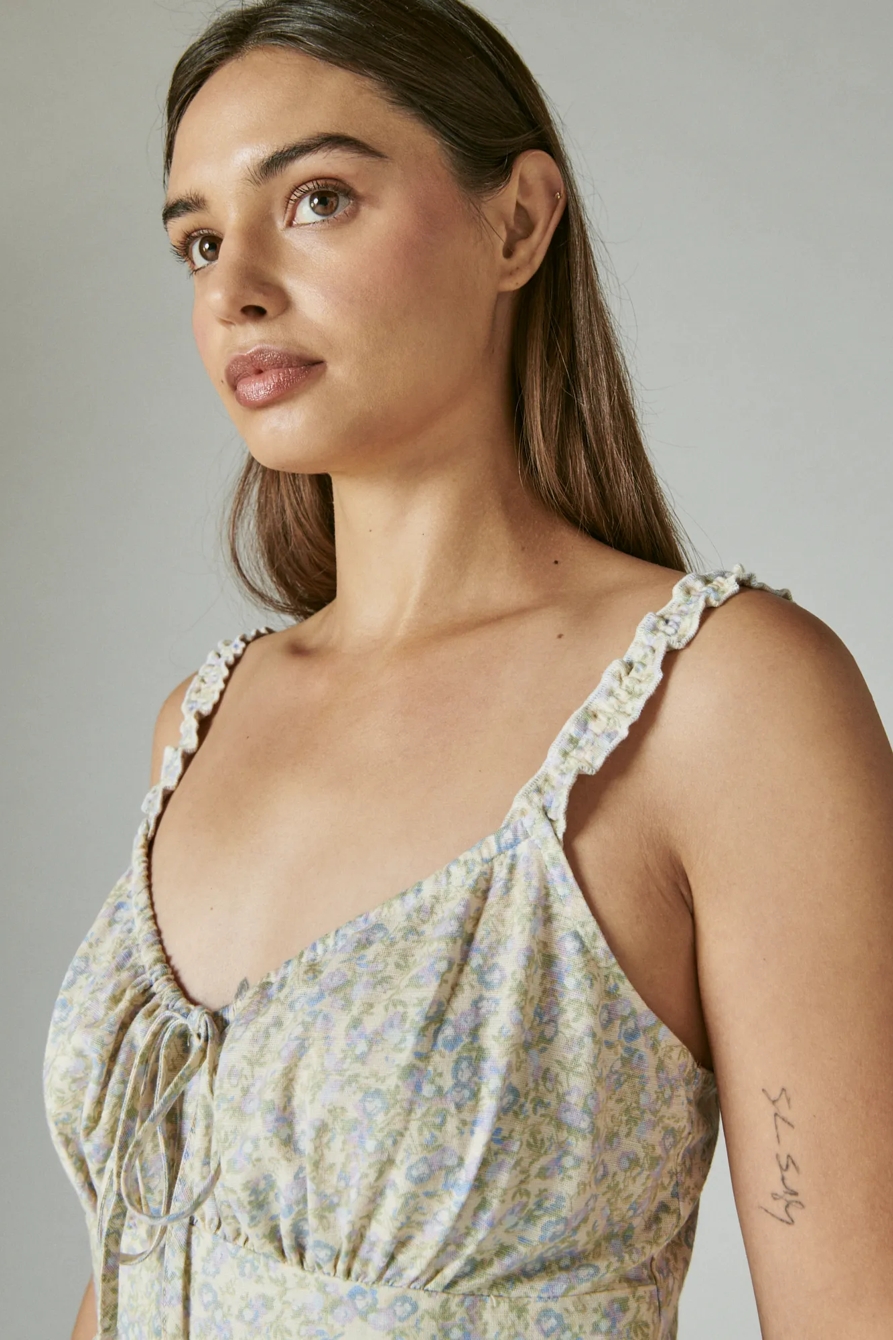 SHIRRED MINI DRESS, image 4
