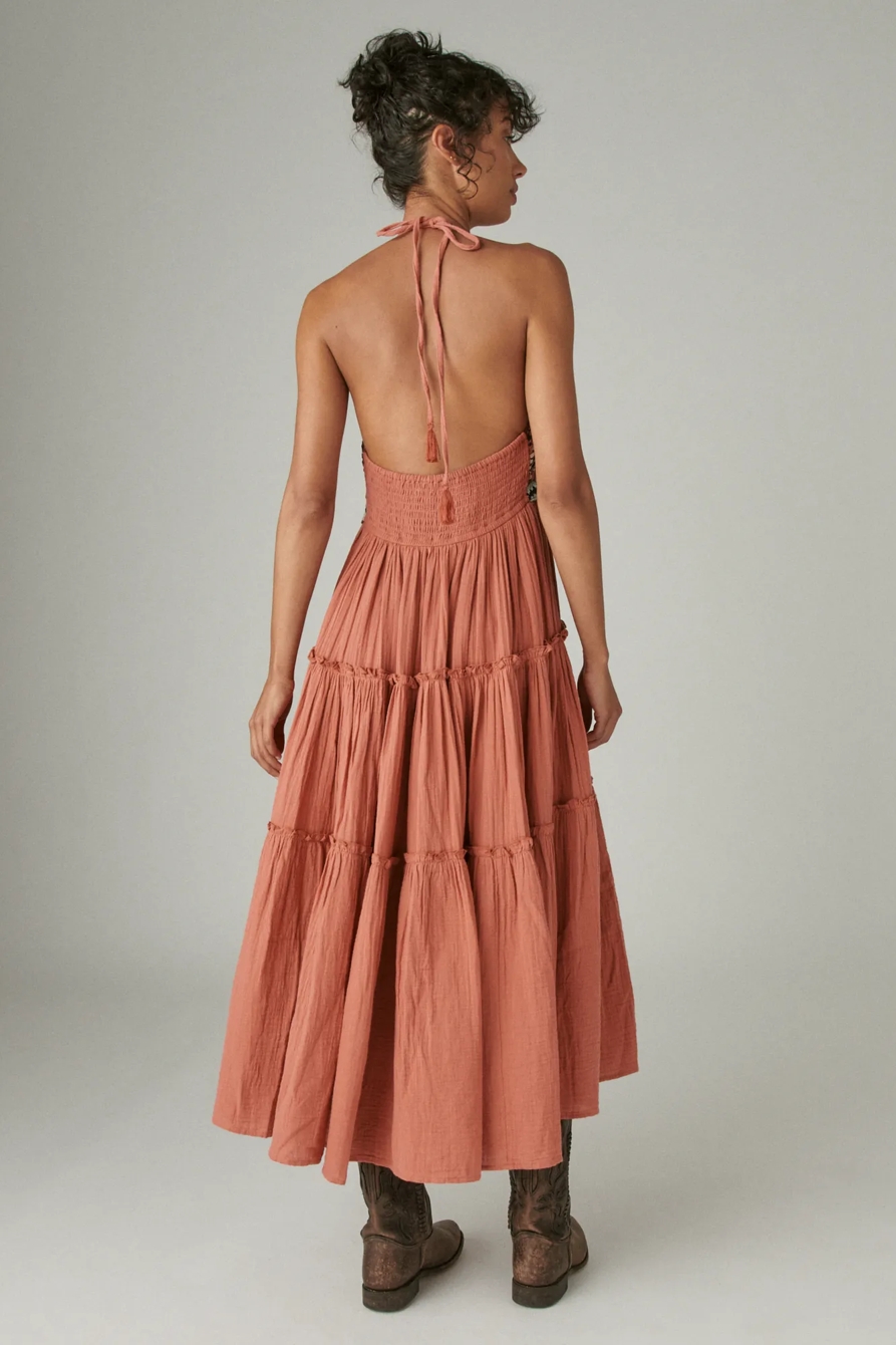 CROCHET TRIM MAXI DRESS, image 3