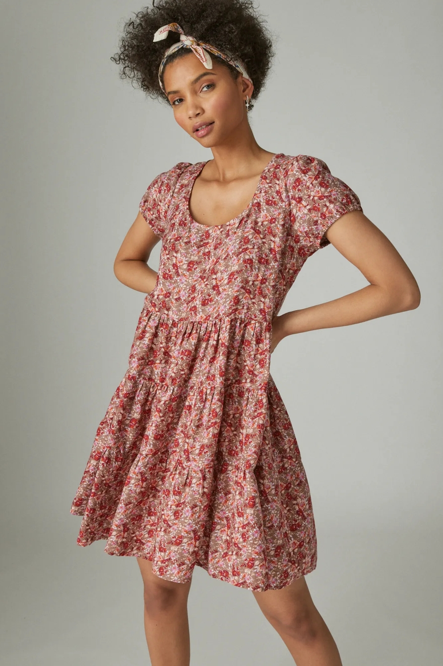 SHORT SLEEVE BABYDOLL DRESS, image 2