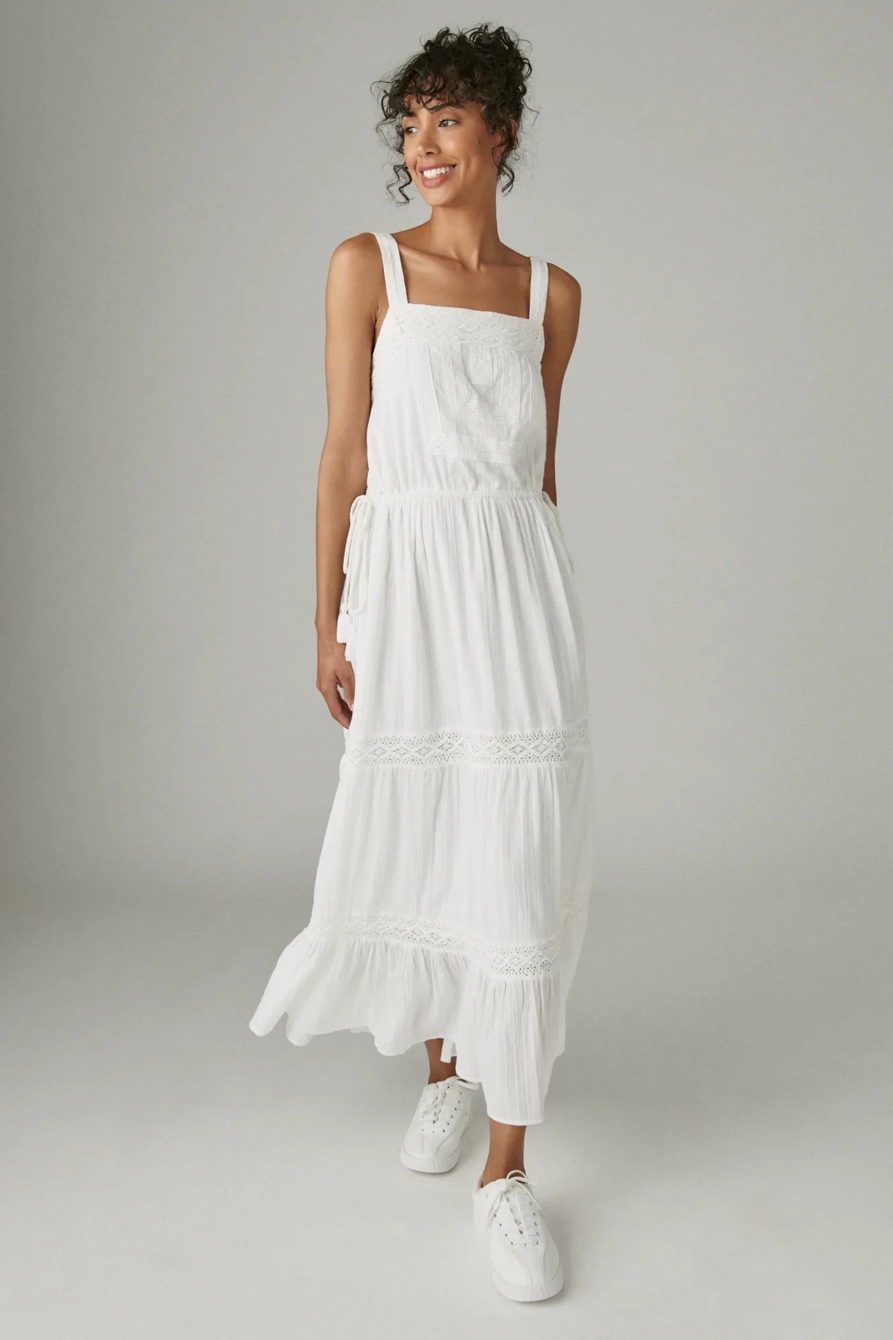 LACE TIERED MAXI DRESS, image 2