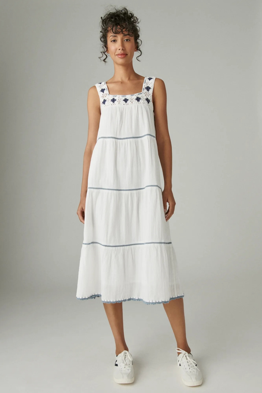 CROCHET TIERED DRESS, image 2