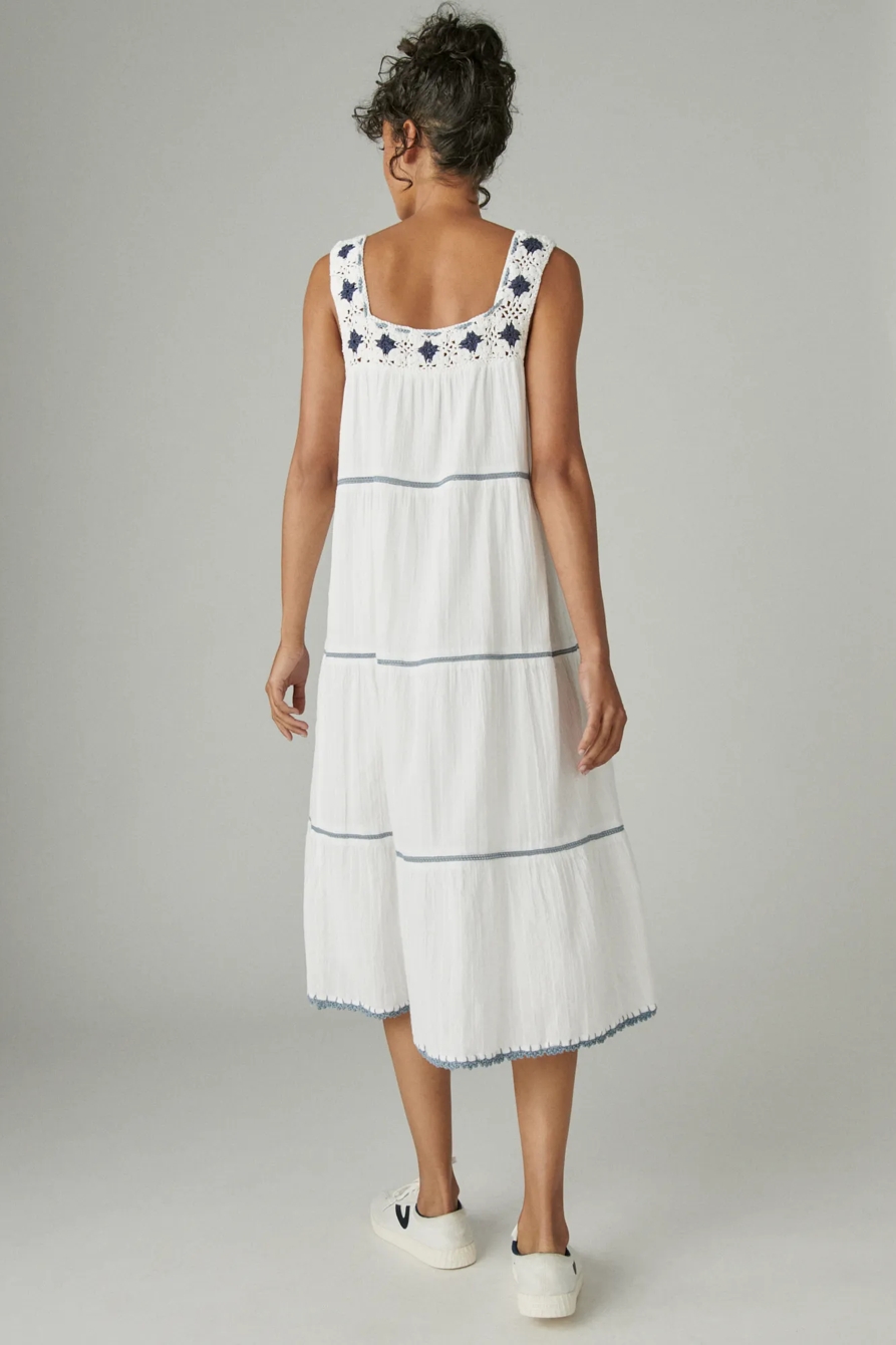 CROCHET TIERED DRESS, image 3