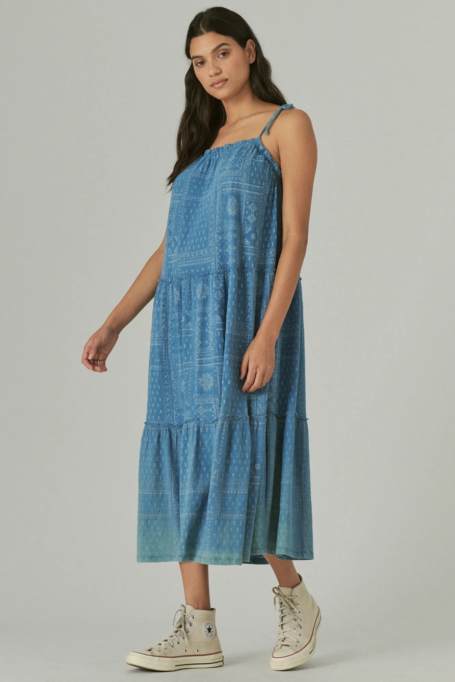 TIERED CAMI MAXI DRESS, image 2