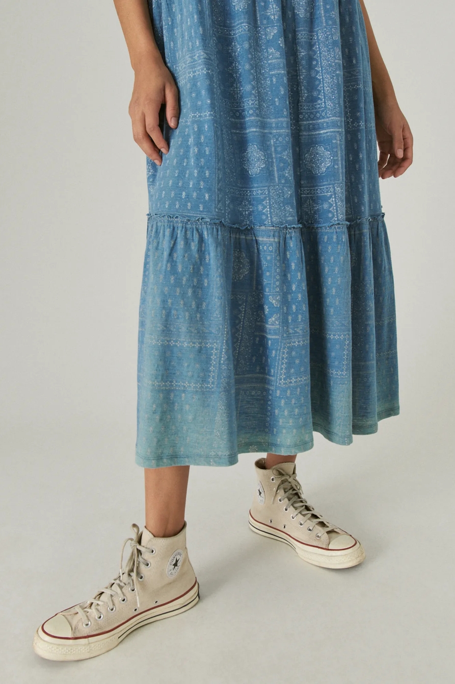 TIERED CAMI MAXI DRESS, image 4