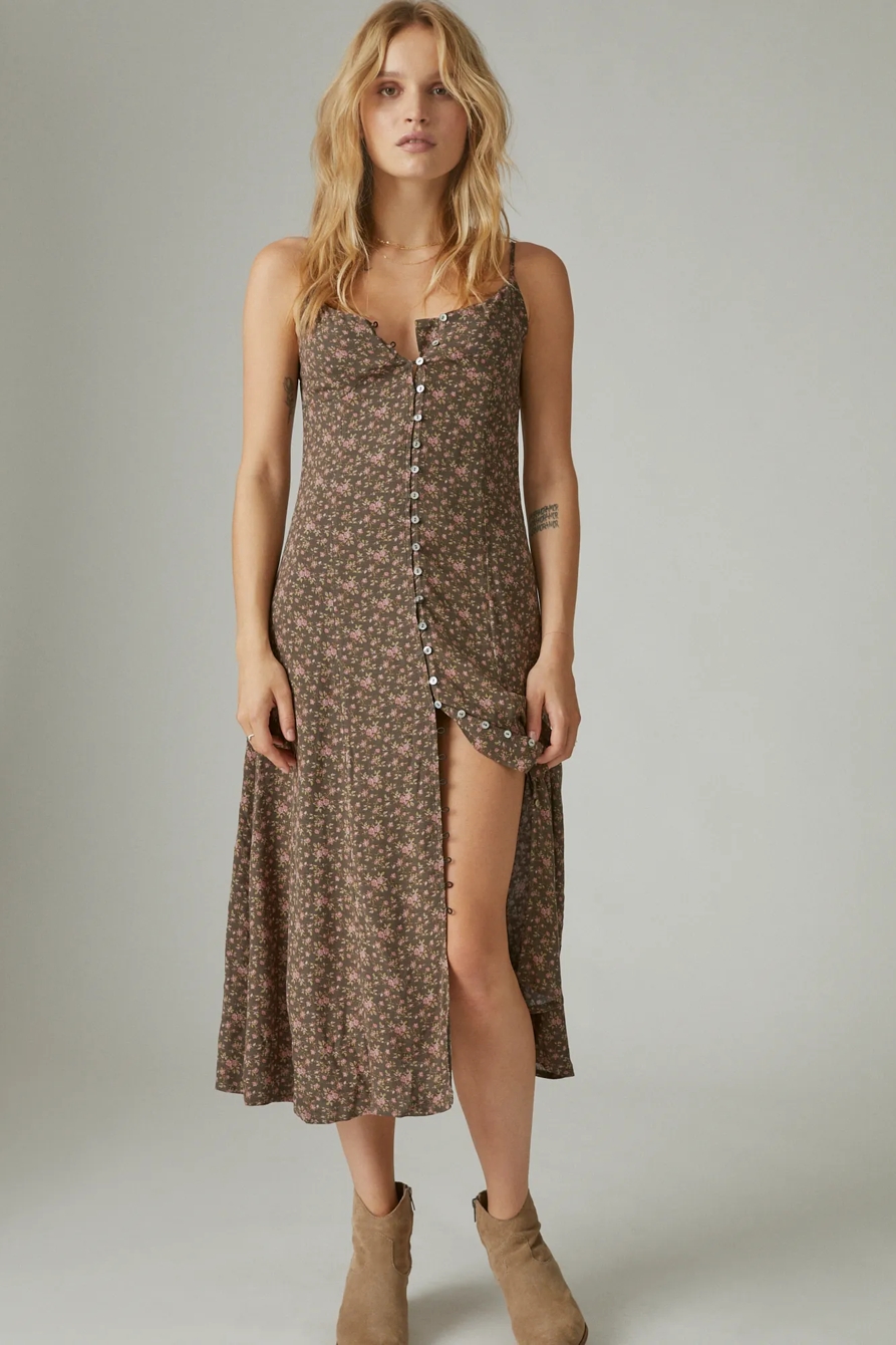 PRINTED SLIP DRESS, image 2
