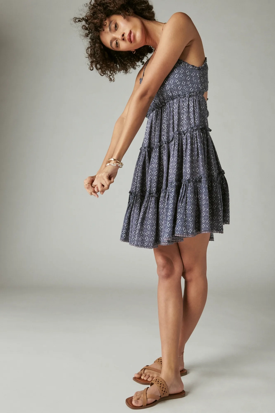 TIERED RUFFLE DRESS, image 3