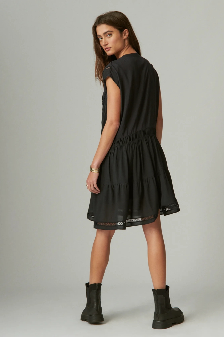 LACE INSET DRESS, image 3