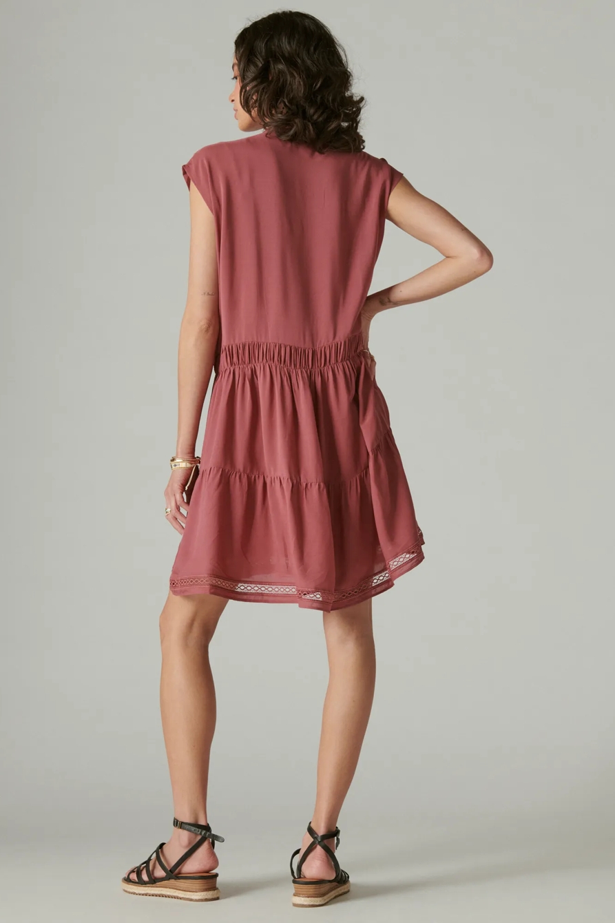LACE INSET DRESS, image 3