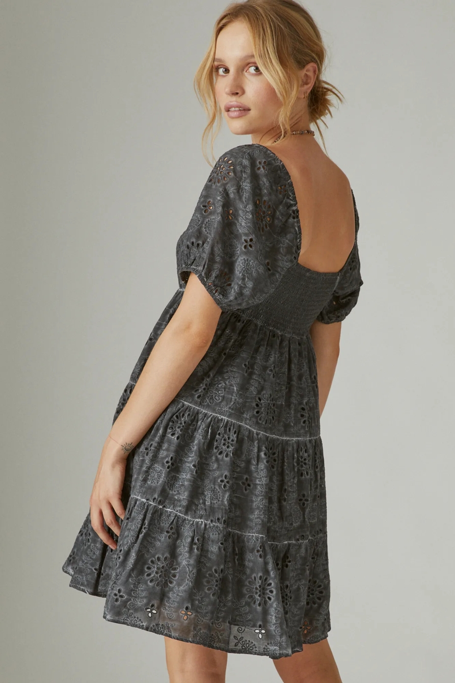 EYELET MINI DRESS, image 2