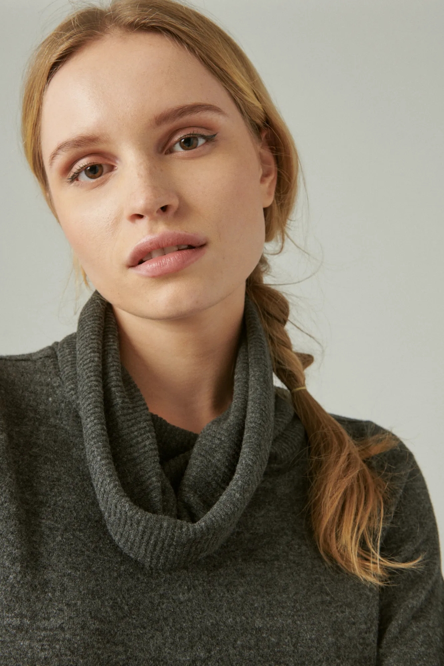 CLOUD JERSEY MOCK NECK DRESS, image 4