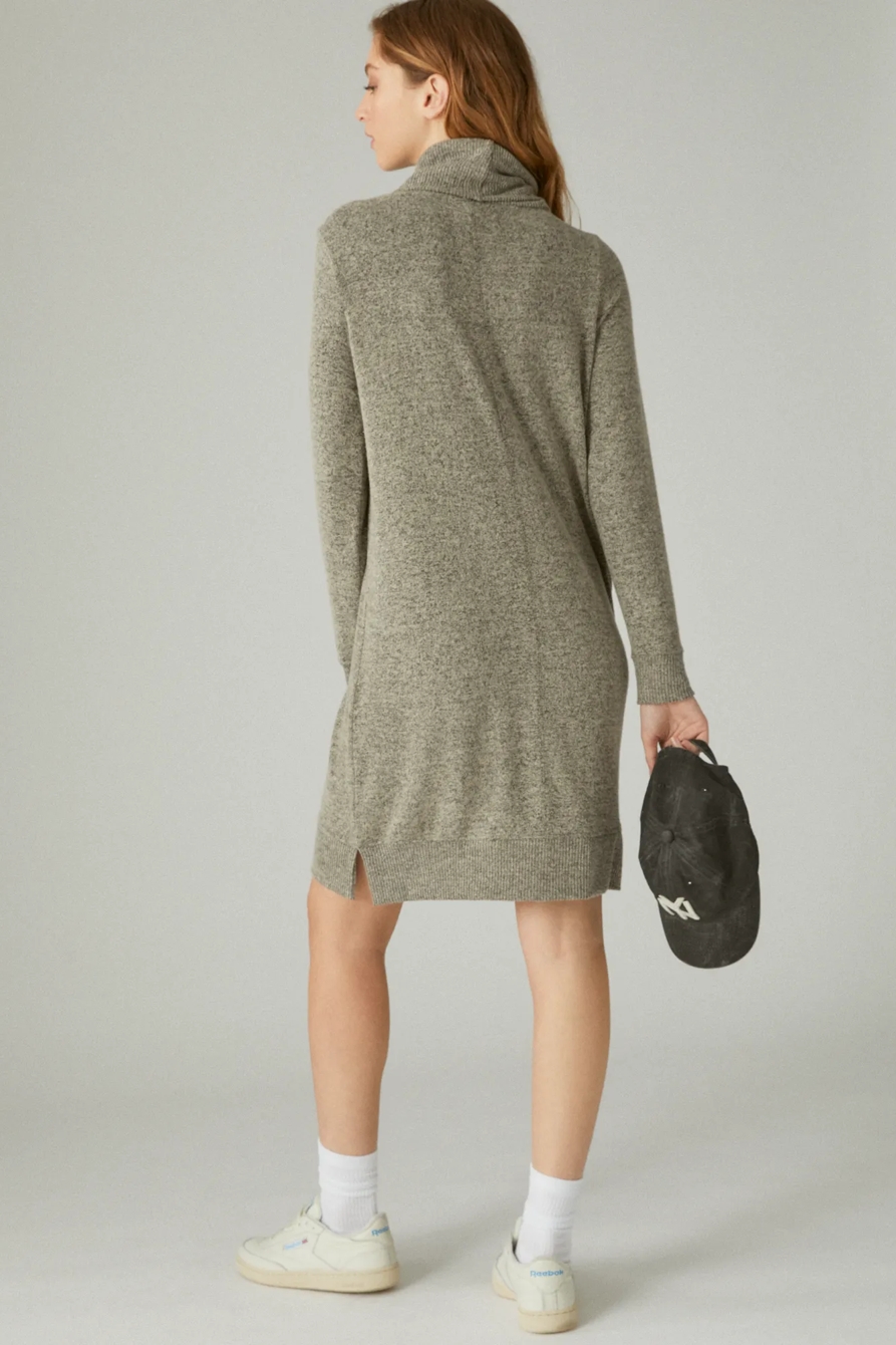 CLOUD JERSEY MOCK NECK DRESS, image 3
