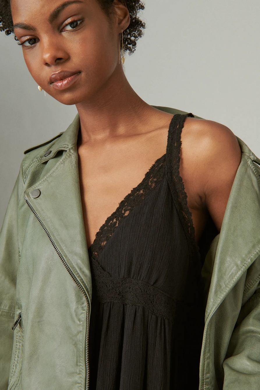 LACE SLIP MINI DRESS, image 2