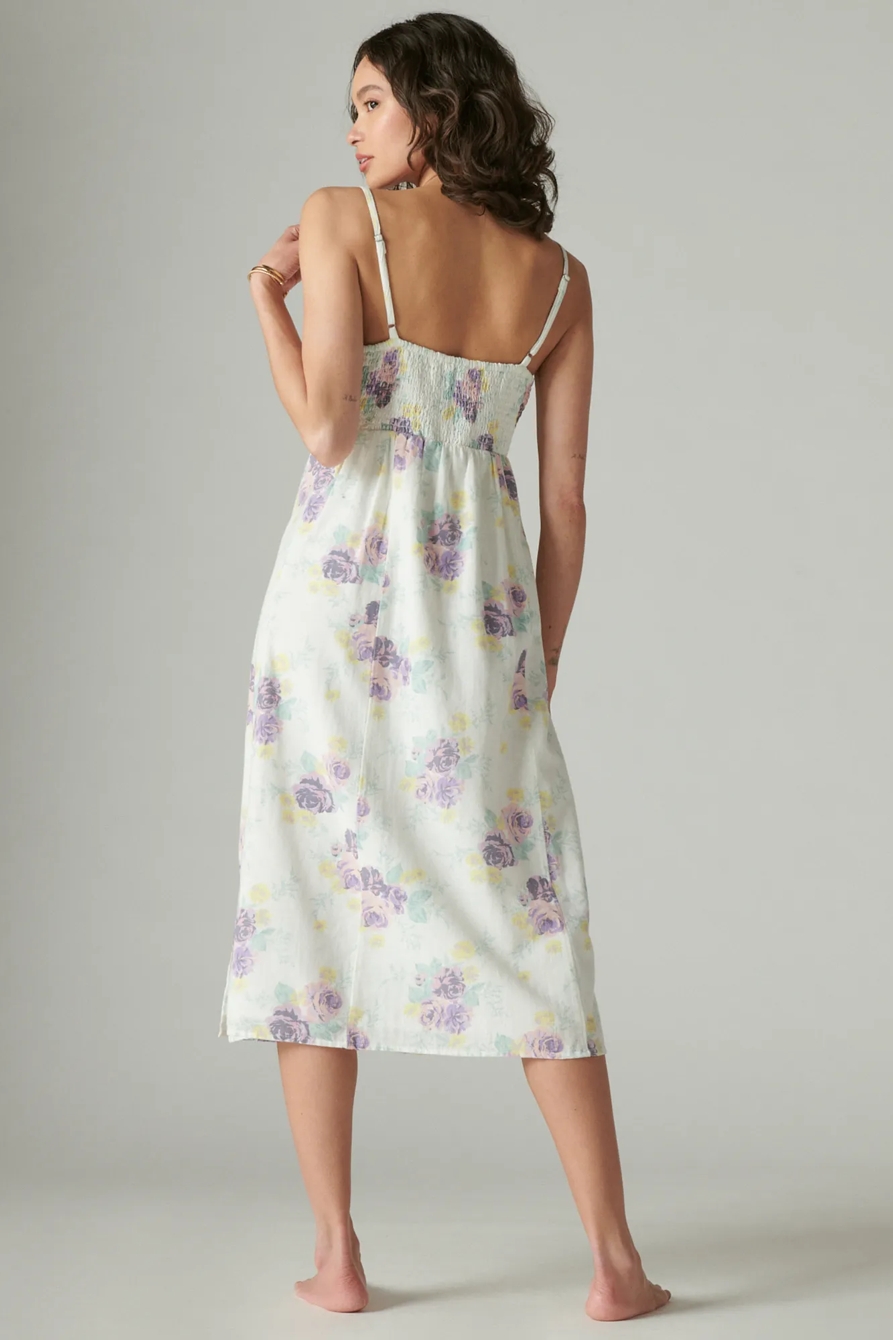 LAURA ASHLEY PRINT MIX MIDI DRESS, image 3