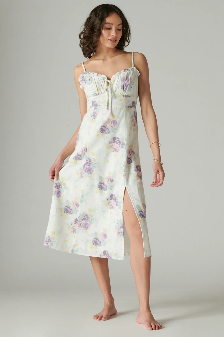 LAURA ASHLEY PRINT MIX MIDI DRESS, image 4