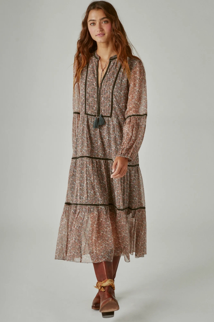 BOHEMIAN TIERED MAXI DRESS, image 2