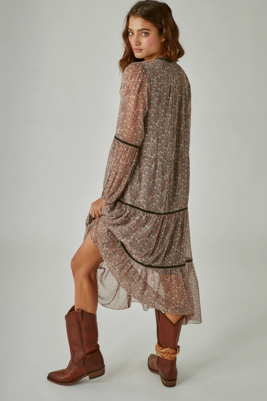 BOHEMIAN TIERED MAXI DRESS, image 3