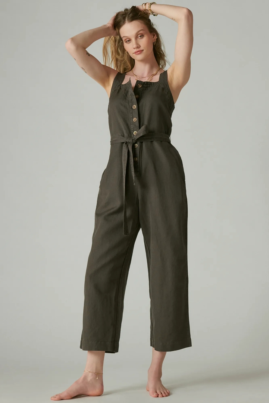 BUTTON FRONT JUMPSUIT, image 2