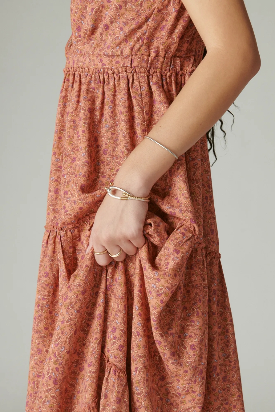 PAISLEY TIERED MAXI DRESS, image 5