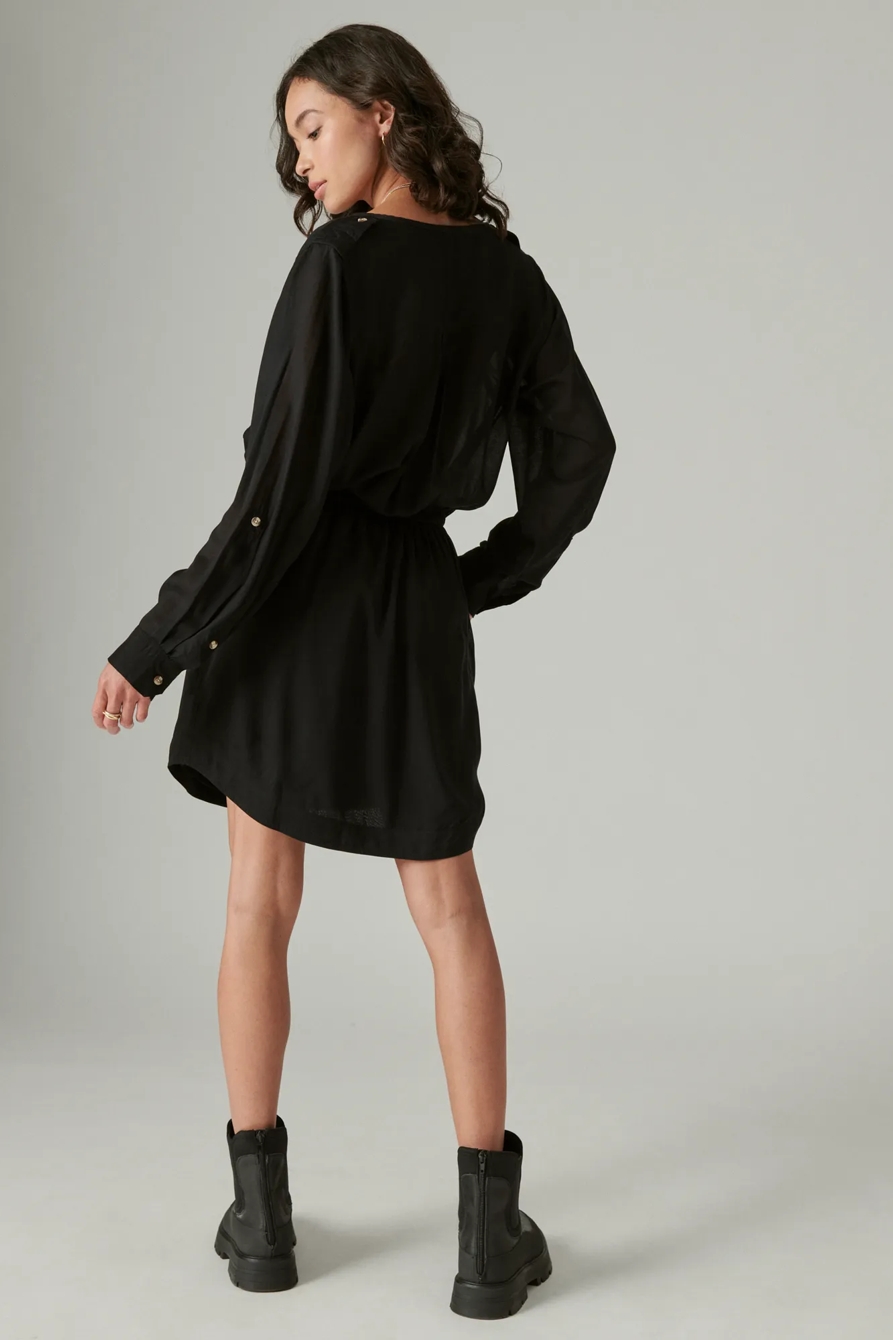 RELAXED SURPLUS SHIRTDRESS, image 4