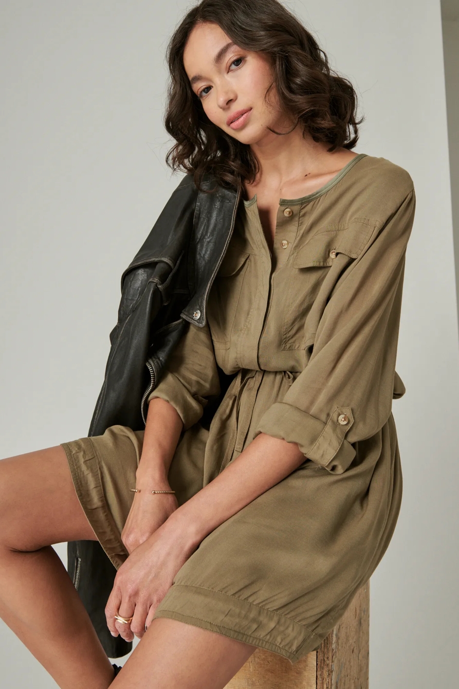 RELAXED SURPLUS SHIRTDRESS, image 2