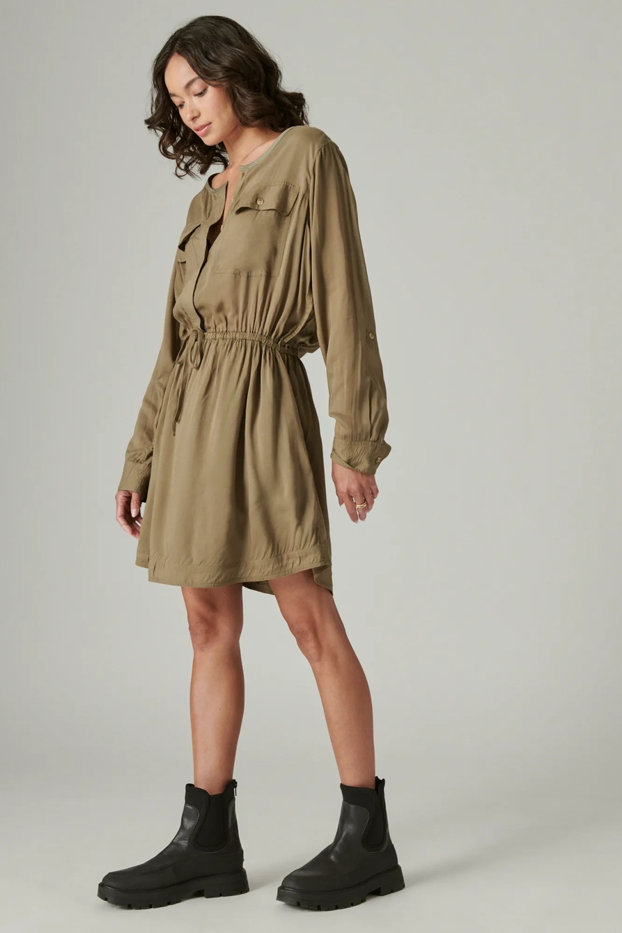 RELAXED SURPLUS SHIRTDRESS, image 3