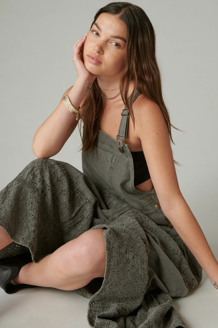 COVERALL LACE SCHIFFLEY MAXI DRESS, image 2