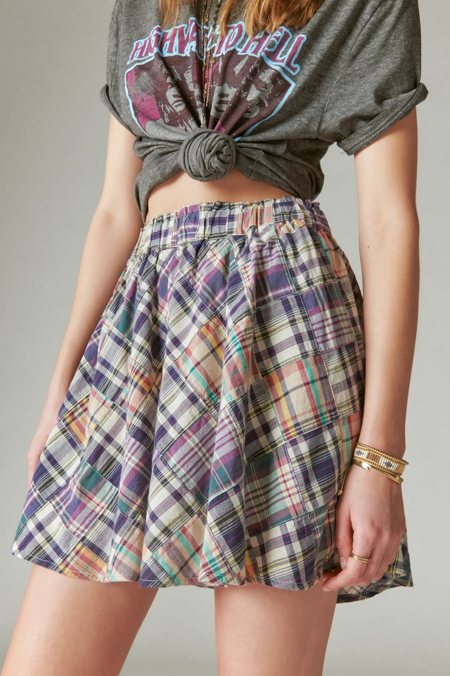 PATCHWORK MINI SKIRT, image 2